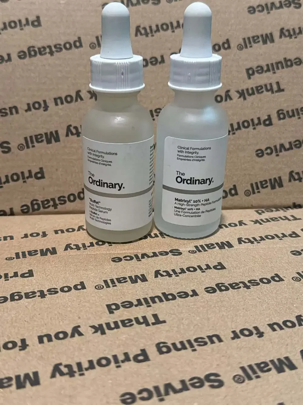 #315 The Ordinary Peptide Serums Set - Buffet & Matrixyl 10% + HA (30ml)